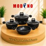 سرویس قابلمه و ماهیتابه 7 پارچه سلتیک مودینو