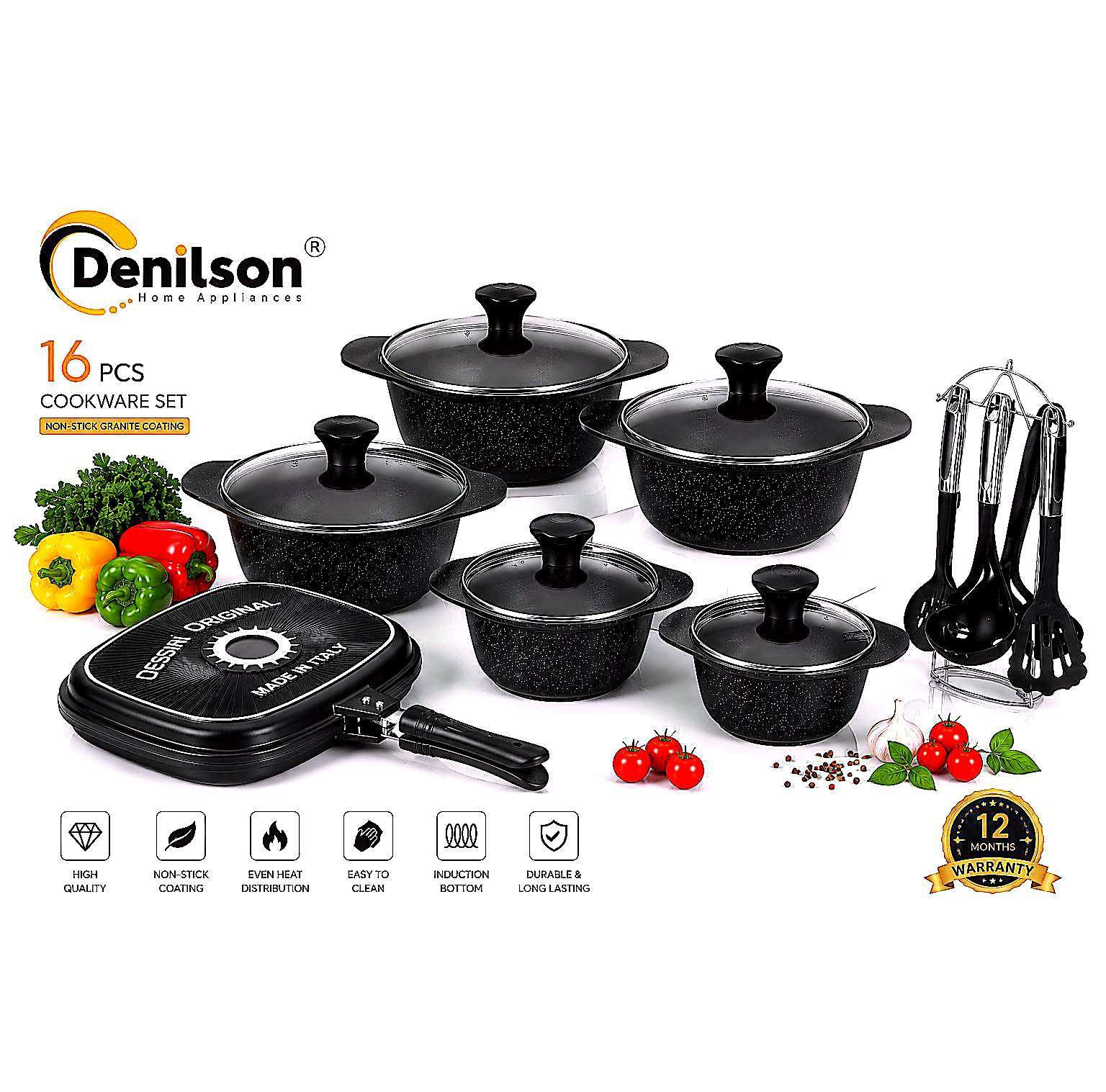 «Product_01_1536» و موارد دیگر ادغام شدند_10 فروش ویژه سرویس قابلمه 16 پارچه چدن گرانیت دنیلسون - Image 1