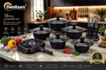 فروش ویژه سرویس قابلمه 16 پارچه چدن گرانیت دنیلسون - Image 5