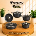 سرویس قابلمه ۱۰ پارچه ناسیکوسیلور - Image 2